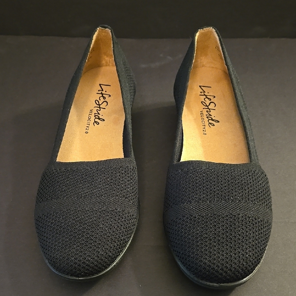 Life Stride Women's Black Loafers